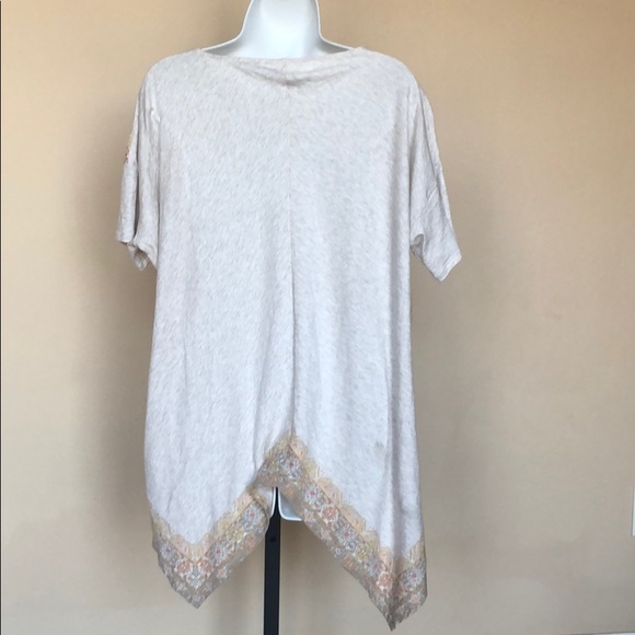 Purejill comfy over-sized t-shirt with design trim - Picture 3 of 4